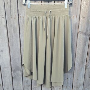 Lululemon Athletica Olive Skater Skirt